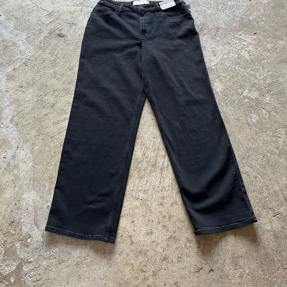 Hollister Black Wide-Leg Jeans